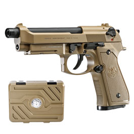 G&G GPM92 Vollmetall GBB 6mm BB Desert Tan inkl. Pistolenkoffer