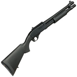 Kleinbild 4 Golden Eagle M8872 Vollmetall Pump Action Gas Shotgun 6mm BB schwarz - Generation 2