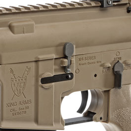 King Arms M4 TWS M-LOK Rifle Ultra Grade Version II S-AEG 6mm BB Dark Earth Bild 7