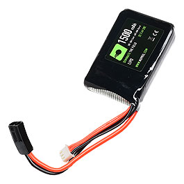 Nuprol Power Series LiPo Akku 7,4V 1500mAh 20C / 40C AN/PEQ-15 Type m. Mini-Tam Anschluss