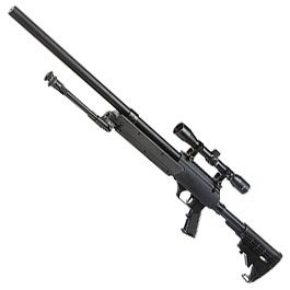 Nuprol Tango T96 Snipergewehr inkl. Zweibein / Zielfernrohr Springer 6mm BB schwarz