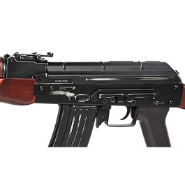 APS AK-74 Vollmetall Echtholz BlowBack S-AEG 6mm BB schwarz - Used Look Edition Bild 6