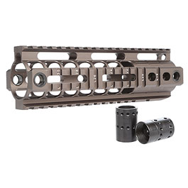 Nuprol BOCCA One M4 Aluminium RAS Rail Handguard 7 Zoll S-AEG / GBB bronze