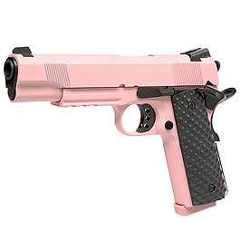 Nuprol Raven M1911 MEU Railed Vollmetall GBB 6mm BB pink