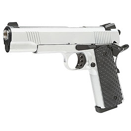 Nuprol Raven M1911 MEU Vollmetall GBB 6mm BB silber