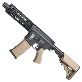 G&G GR4 CQB-S Mini BlowBack AEG 6mm BB schwarz / Desert Tan