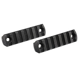 APS M-LOK 21mm Polymer-Schienen Set 7 Slots / 81mm (2 Stck) schwarz