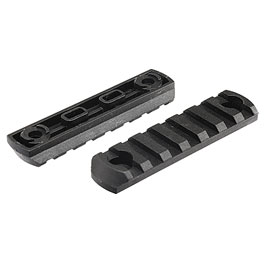 APS M-LOK 21mm Polymer-Schienen Set 7 Slots / 81mm (2 Stück) schwarz Bild 1 xxx: