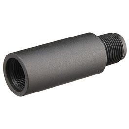 APS 55mm Aluminium Auenlauf Extension 14mm- schwarz