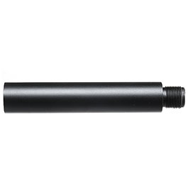 APS 110mm Aluminium Außenlauf Extension 14mm- schwarz Bild 2