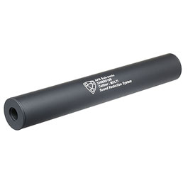 APS Sub-Sonic Aluminium Suppressor 230 x 33mm 14mm+ / 14mm- schwarz