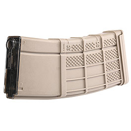 Nuprol M4 / M16 L-Mag Polymer-Magazin Mid-Cap 130 Schuss Dark Earth