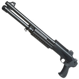 Nuprol Sierra Storm Charlie Tactical Tri-Barrel Shotgun Polymer Springer 6mm BB schwarz