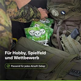 Kleinbild 6 Speedballs Bio Tournament BBs 0.28g 4.000er Beutel wei� Airsoftkugeln