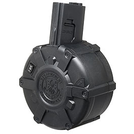 G&G M4 / M16 Auto-Winding Trommelmagazin Hi-Cap 2300 Schuss schwarz Bild 1 xxx: