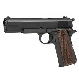 KLI M1911A1 Vollmetall GBB 6mm BB schwarz
