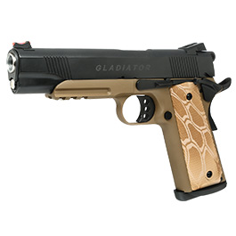 APS 1911 Gladiator Crixus Vollmetall GBB 6mm BB Dark Earth