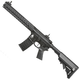 APS M4 12,5 Zoll KeyMod ASR-Series Vollmetall BlowBack S-AEG 6mm BB schwarz Bild 1 xxx:
