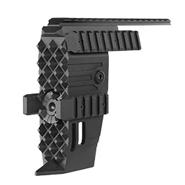 Nitro. Vo Strike Aluminium Front Rail System f. TM P90-TR S-AEG Gewehre schwarz