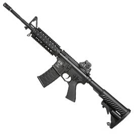 APS M4A1 RIS ASR-Series Vollmetall BlowBack S-AEG 6mm BB schwarz Bild 1 xxx: