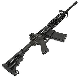 APS M4A1 RIS ASR-Series Vollmetall BlowBack S-AEG 6mm BB schwarz Bild 5