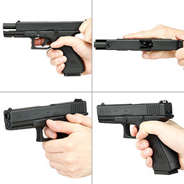 Kleinbild 8 Glock 17 Gen. 4 Airsoft mit Metallschlitten CO2 BlowBack 6mm BB schwarz