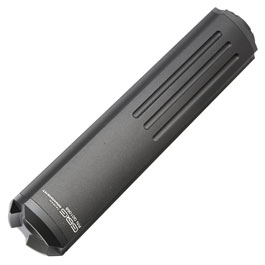 G&G GOMS MK7 Aluminium Tri-Tactical Silencer 215mm 14mm- schwarz