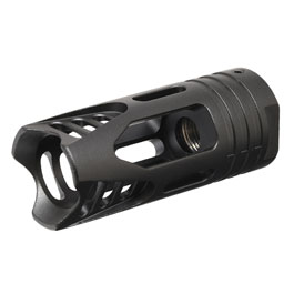 G&G Aluminium Crown Flash-Hider schwarz 14mm-