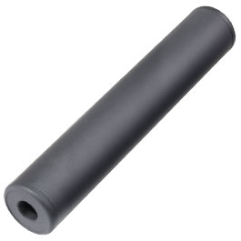 MET Aluminium Smooth Suppressor Silencer 190 x 35mm 14mm+ / 14mm- schwarz