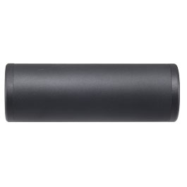 MET Aluminium Smooth Suppressor Silencer 100 x 35mm 14mm+ / 14mm- schwarz Bild 2