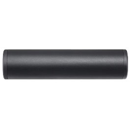 MET Aluminium Smooth Suppressor Silencer 130 x 32mm 14mm+ / 14mm- schwarz Bild 1 xxx: