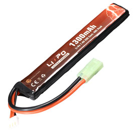 Evolution Ultra-Power LiPo Akku 7,4V 1300mAh 20C / 40C Long Stock-Tube Type m. Mini-Tam Anschluss