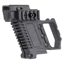 Nuprol Pistol Carbine Kit für G17 / G18 / G22 / G34 GBB Pistolen schwarz
