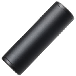 MET Aluminium Smooth Suppressor Silencer 100 x 32mm 14mm+ / 14mm- schwarz Bild 3