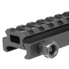 Phantom QD Scope-Riser 8 Slots / 85 mm mit 11 mm Erhöhung f. 20 - 22 mm Schienen schwarz Bild 2