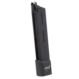 Echo1 Wolfsbane 1911 Magazin 31 Schuss Extended-Ausführung (Softairgas-Version) schwarz