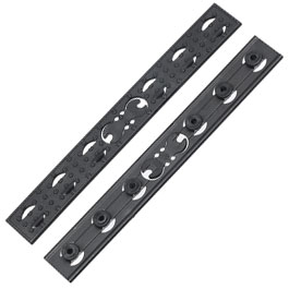 Evolution URX4 / KeyMod Slim Rail Panel Set 140mm (10 Stck) schwarz