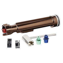 RA-Tech Magnetic Locking CNC Aluminium Nozzle Set mit NPAS-System f. Wei-ETech M4 / M16 Open-Bolt GBB Serie