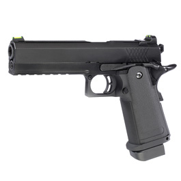 Nuprol Raven Hi-Capa 5.1 Vollmetall GBB 6mm BB schwarz