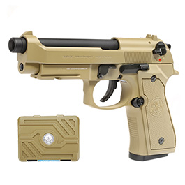 G&G GPM92 GP2 Vollmetall GBB 6mm BB Desert Tan oliv inkl. Pistolenkoffer