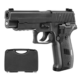 HFC H226 Airsoftpistole Vollmetall GBB 6mm BB grau inkl. Pistolenkoffer
