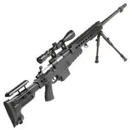 Well MB4418-3D Mk13 Mod 7 Snipergewehr inkl. Zweibein / Zielfernrohr Springer 6mm BB schwarz Bild 3