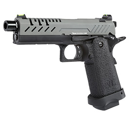 Vorsk Airsoft Hi-Capa 4.3 Vollmetall GBB 6mm BB grau / schwarz