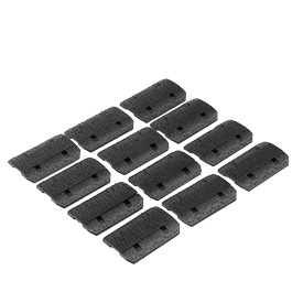 MP LOCK Rail Panel / Rail Covers Type 2 Design (12 Stck) schwarz