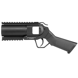 Evolution 40mm Airsoft Pistolen-Launcher Shorty mit Metallgehäuse schwarz Bild 1 xxx: