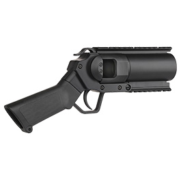 Evolution 40mm Airsoft Pistolen-Launcher Shorty mit Metallgehäuse schwarz Bild 3