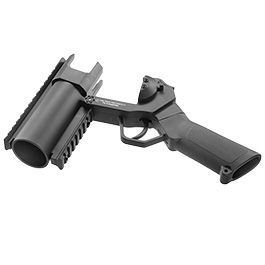 Evolution 40mm Airsoft Pistolen-Launcher Shorty mit Metallgehäuse schwarz Bild 5