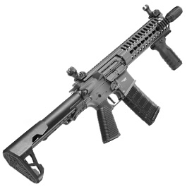 Versandrückläufer King Arms M4 Striker KeyMod CQB Ultra Grade Version II S-AEG 6mm BB Gunmetal Grey Bild 3