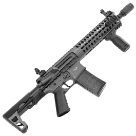 Versandrückläufer King Arms M4 Striker KeyMod CQB Ultra Grade Version II S-AEG 6mm BB Gunmetal Grey Bild 4