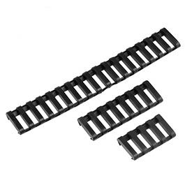 MP Airsoft Ladder Rail Cover 44 / 72 / 170 mm 3er Set - schwarz